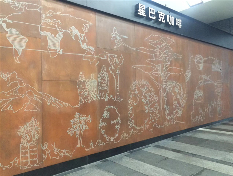 涵江耐候钢幕墙