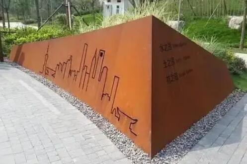 涵江耐候钢挡土墙